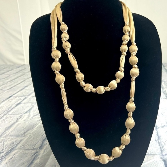 Satin knot tied necklace from Lane Bryant - Picture 1 of 10